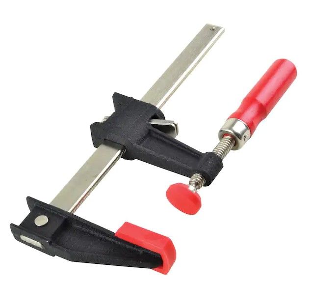 Photo 1 of Clutch Style 6 in. Capacity Bar Clamp with Wood Handle and 2-1/2 in. Throat Depth
