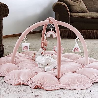 Photo 1 of 5-in-1 Thick & Plush Play Gym, 