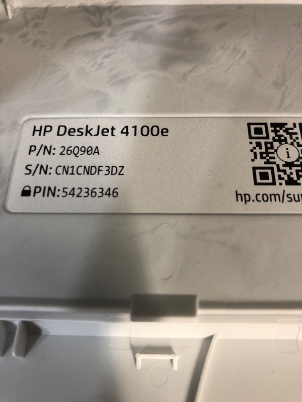 Photo 4 of **SEE NOTES**
HP DeskJet 4155e Wireless Color All-in-One Printer 
