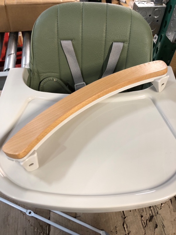 Photo 3 of 3-in-1 Wooden High Chair Made of Sleek Hardwood 