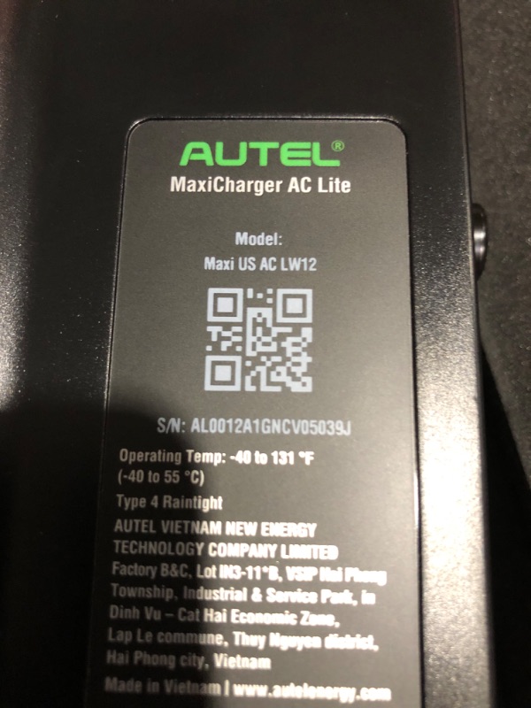 Photo 7 of Autel Home Smart Electric Vehicle (EV) Charger 