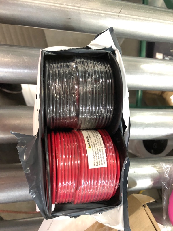 Photo 2 of 14 GAUGE WIRE RED & BLACK POWER GROUND 100 FT 