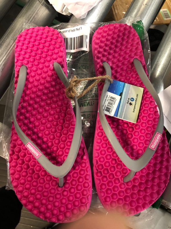 Photo 2 of BUMPERS Massage Slim Flip Flops 7-8 PINK