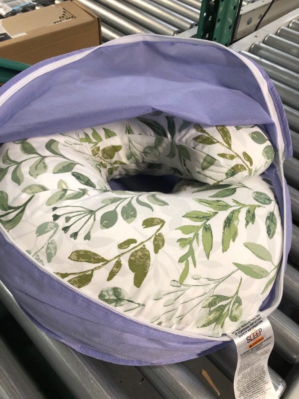 Photo 2 of Boppy Nursing Pillow and Positioner—Original | Gray Taupe Watercolor Leaves