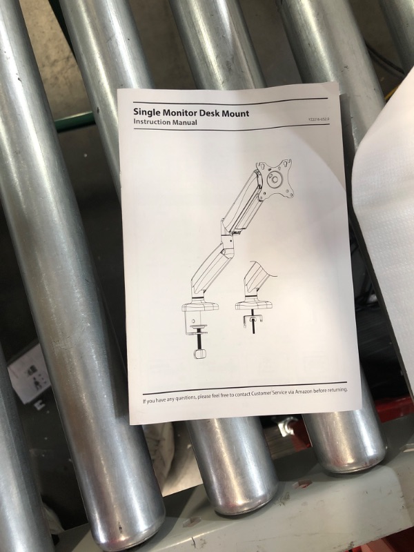 Photo 2 of MOUNTUP Single Monitor Desk Mount, Adjustable Gas Spring Monitor Arm Support Max 32 Inch, 4.4-17.6lbs Screen