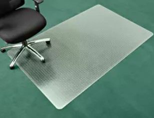 Photo 1 of Carpet Chair Mat - No Lip, 48 x 72", Clear
