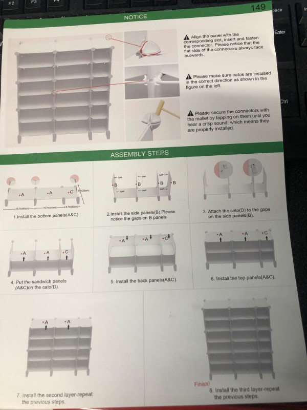 Photo 4 of **SEE NOTES** MAGICAL PANELS manual shoe cabinet 