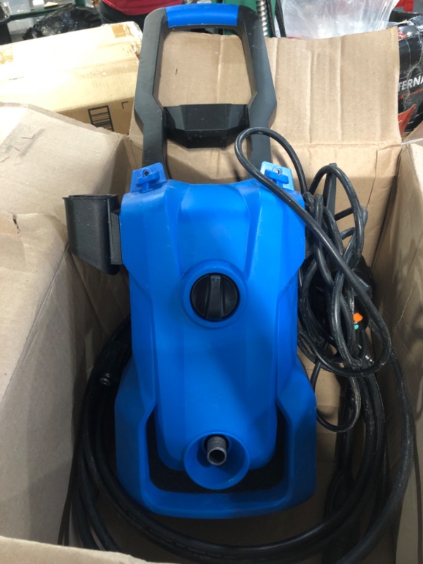 Photo 2 of *UNTESTED* 1813 PSI/ 1.45 GPM (MAX) IP65 1500W Electric High Pressure Washer (Blue)