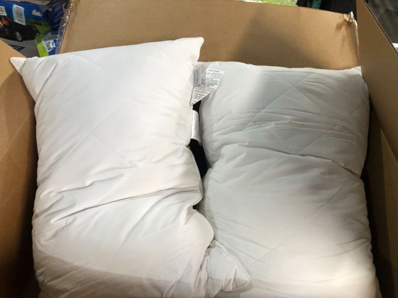 Photo 2 of **LIKE NEW**Three Geese Adjustable Layer Goose Feather Pillow,Assemblable Bed Pillow,Standard/Queen Size,Packaging Include 2 Pillows