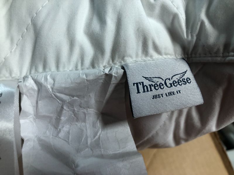 Photo 6 of **LIKE NEW**Three Geese Adjustable Layer Goose Feather Pillow,Assemblable Bed Pillow,Standard/Queen Size,Packaging Include 2 Pillows