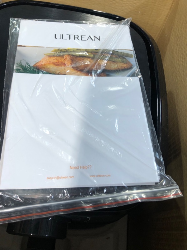 Photo 4 of **LIKE NEW**Ultrean Air Fryer, XL 6 Quart 8-in-1 Electric Hot Air Fryer Oven Oilless Cooker