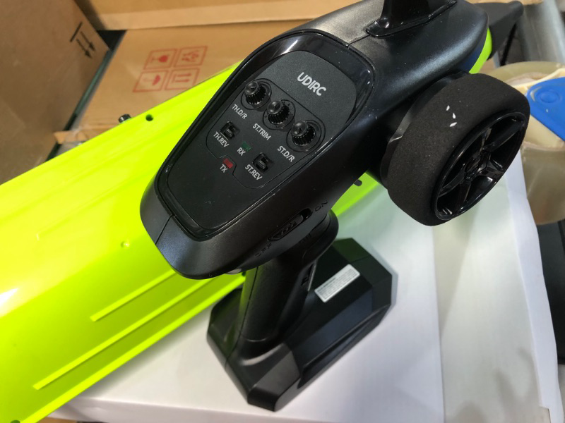 Photo 6 of **NEW**Cheerwing 22" Large RC Racing Boats, Brushless Remote Control Boat 40 Km/h with LED Lights High Speed for Adults and Kids Chartreuse