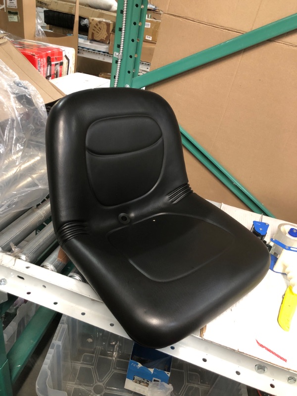 Photo 2 of 15 High Back Seat Ultra Comfortable 142 Series Black Seat for Lawn Mowers