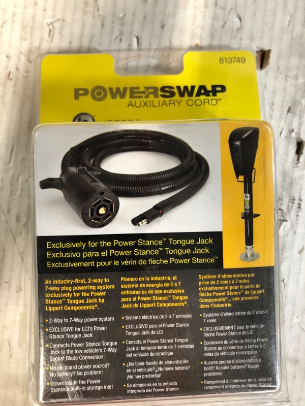 Photo 3 of Lippert Components 813749 Power Swap Auxiliary Cord for Power Stance 3500