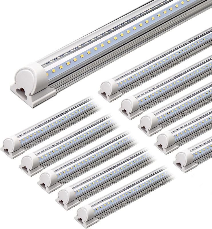 Photo 1 of Barrina LED Shop Light, (Pack of 10) 4ft-5000lm-5000k