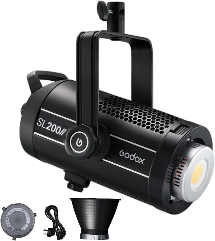 Photo 1 of (SEE NOTES) Godox SL200W II LED Video Light, 200W 5600K 74 000Lux Daylight LED 