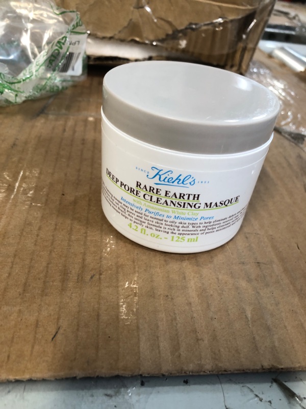 Photo 2 of *USED**Kiehl's Rare Earth Deep Pore Cleansing Masque, Aloe Vera, 5 Oz 5 Ounce (Pack of 1)