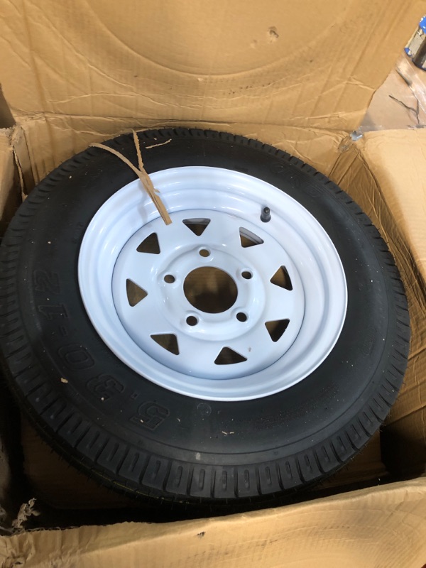 Photo 2 of Anlibatt 5.3-12 5.3x12 530-12 5.30-12 Trailer Tires with 12'' Rims