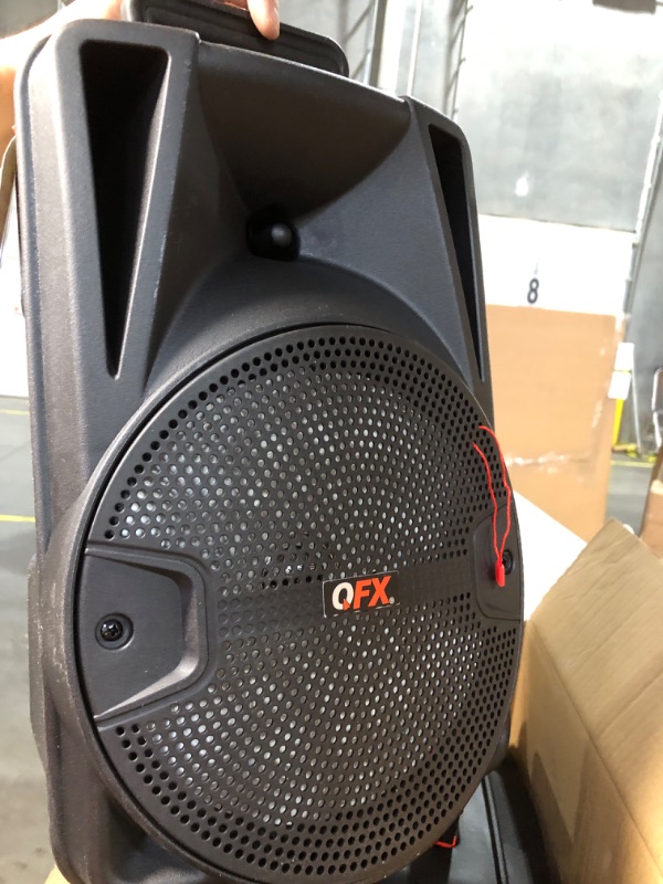 Photo 2 of PBX-800TWS 8-Inch Bluetooth Stereo PA System Comes with 2X 8 Speakers and 2X Stands, 2X Microphones