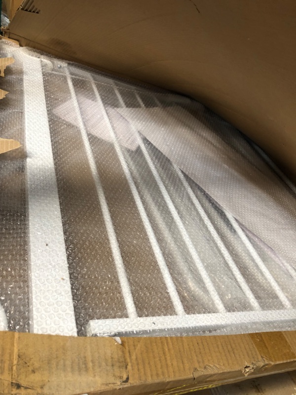 Photo 1 of BalanceFrom Easy Walk-Thru Safety Gate for Doorways and Stairways 29.1 - 43.3 inch Cool White