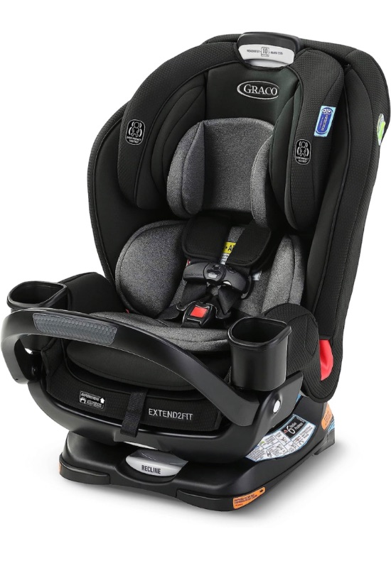 Photo 1 of Graco Extend2Fit 3 in 1 Car Seat Featuring Anti-Rebound Bar, Ride Rear Facing Longer, Up to 50 Pounds, 