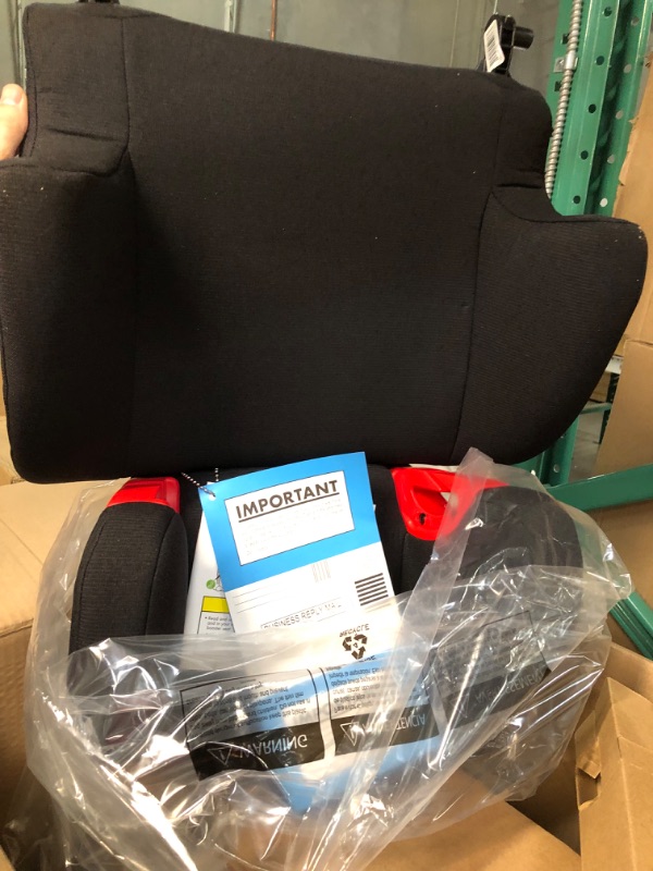 Photo 2 of Clek Oobr High Back Booster Car Seat with Rigid Latch, Railroad (Flame Retardant Free)