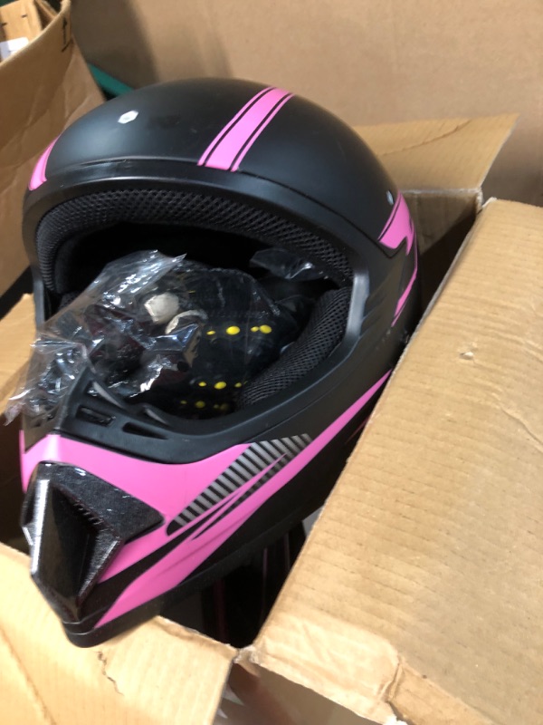 Photo 2 of Adult 4 Wheeler Helmet, Motocross Helmet, Large