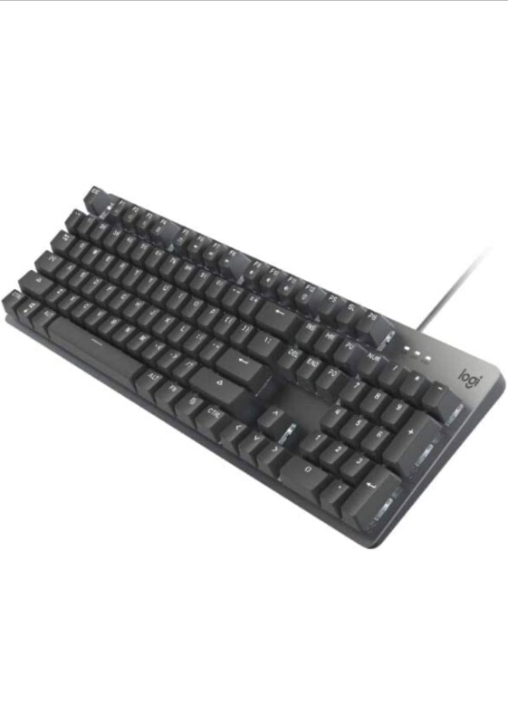 Photo 1 of Logitech K845 Mechanical Illuminated Keyboard, Strong Adjustable Tilt Legs,