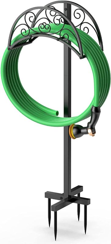 Photo 1 of **SEE NOTES**
GPMTER Heavy Duty Garden Hose Holder with 4 Spikes, Freestanding 125-Feet Water Hose Metal Storage Stand