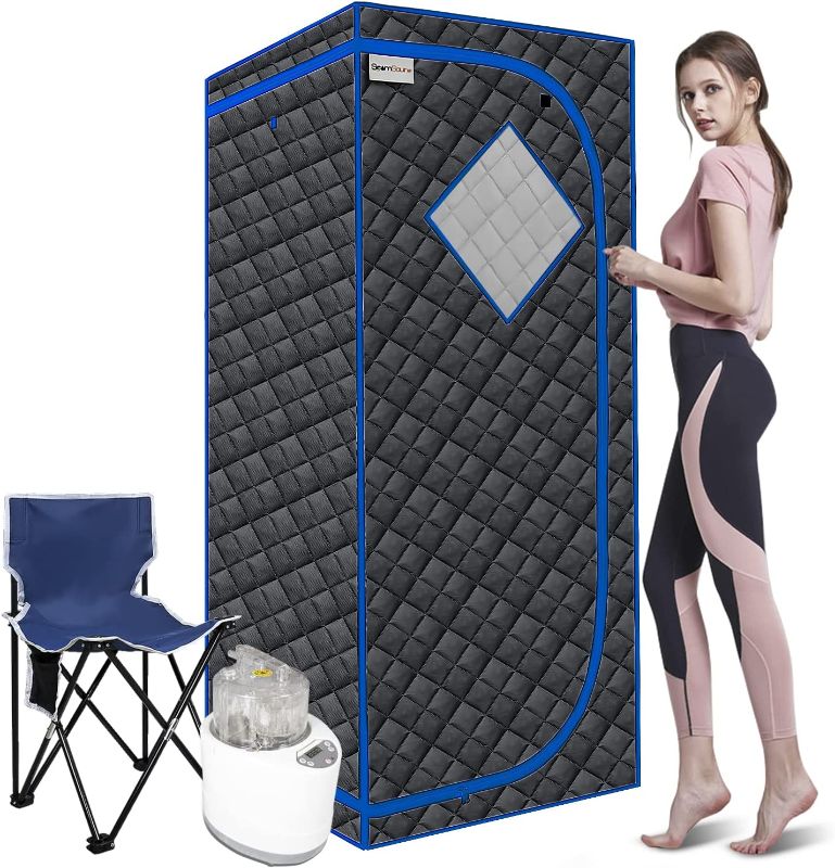 Photo 1 of **SEE NOTES**
Full Size Portable Personal Steam Sauna Tent Steam Sauna Spa for Home Relaxation, Indoor Sauna Kits with 2.6L 1000 Watt Steam Generator, Timer & Chair Included