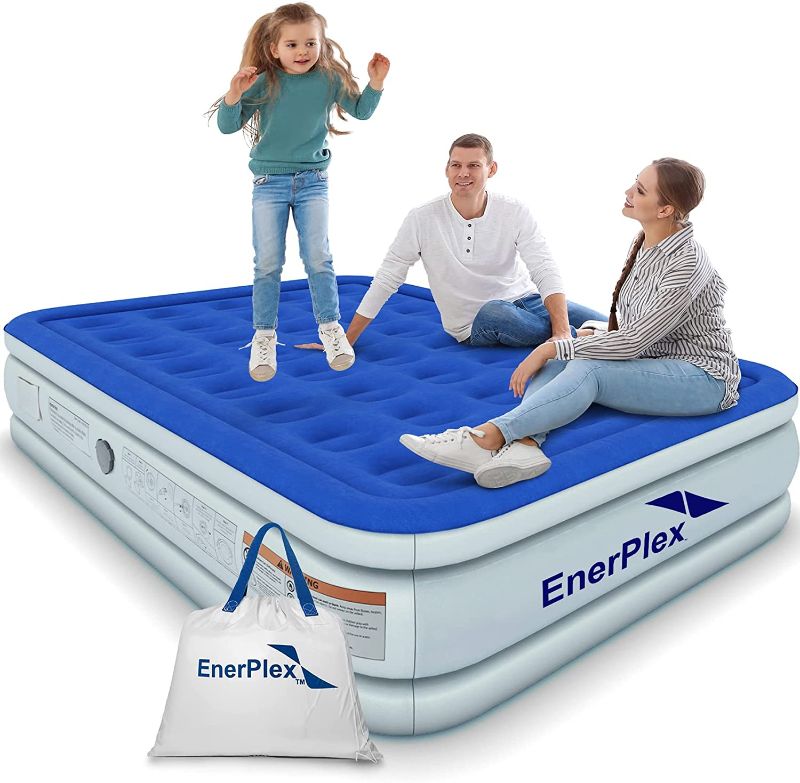 Photo 1 of **SEE NOTES**
EnerPlex Air Mattress with Built-in Pump - Double Height Inflatable Mattress for Camping, Home & Portable Travel - Durable Blow Up Bed with Dual Pump - Easy to Inflate/Quick Set UP - Queen
