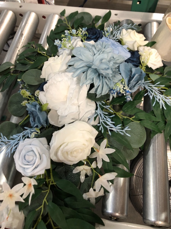 Photo 5 of **SEE NOTES**
ponatia Wedding Arch Flowers (Pack of 2), Artificial Dusty Blue Wedding Flowers for Wedding Welcome Signs Decorations and Arch Flowers for Wedding Ceremony Reception (Dusty Blue)