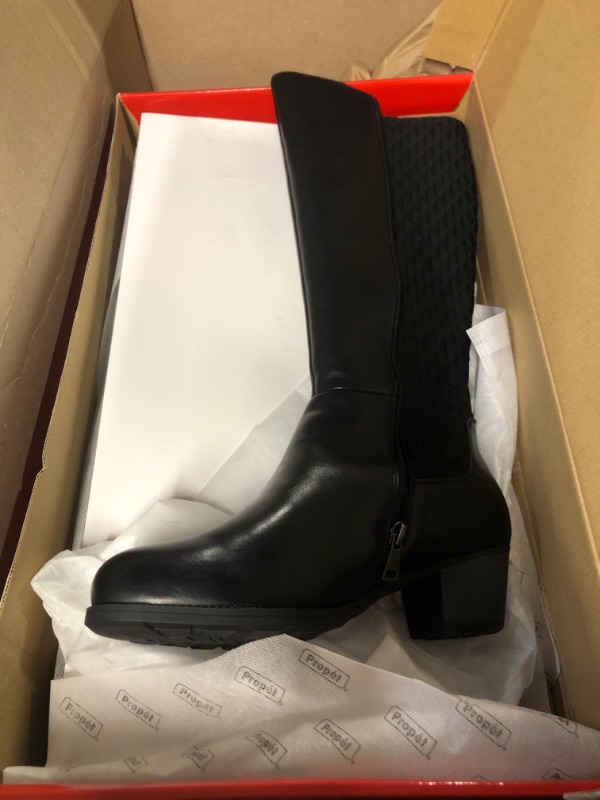 Photo 1 of BLACK BOOT SIZE 9 
