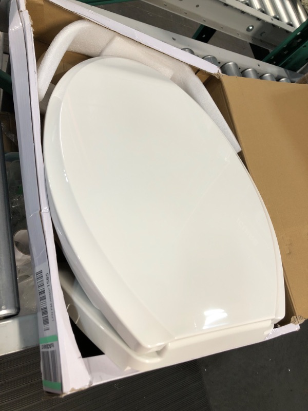 Photo 2 of Toilet Seat for Elongated Toilets, Non-Electric Dual Nozzles Bidet Seat