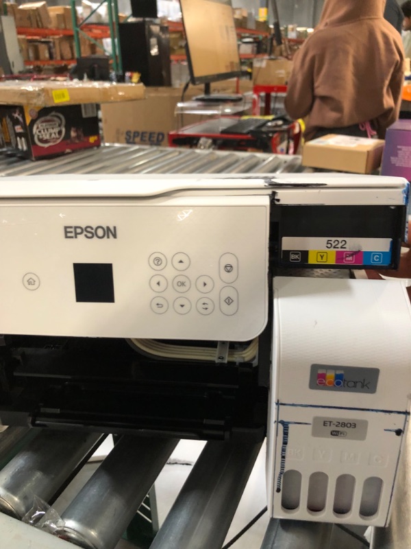 Photo 3 of **PARTS ONLY**
Epson EcoTank ET-2803 Wireless Color All-in-One Cartridge-Free Supertank Printer