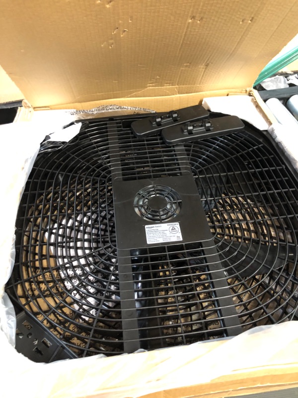 Photo 2 of *DAMAGED*  Amazon Basics 3 Speed Box Fan, 20-Inch 20-inch Box Fan