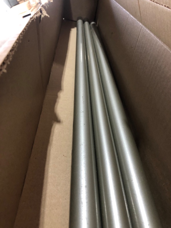 Photo 2 of **SEE PICS!!** KAMANINA 1 Inch Double Curtain Rods 72 to 144 Inches 