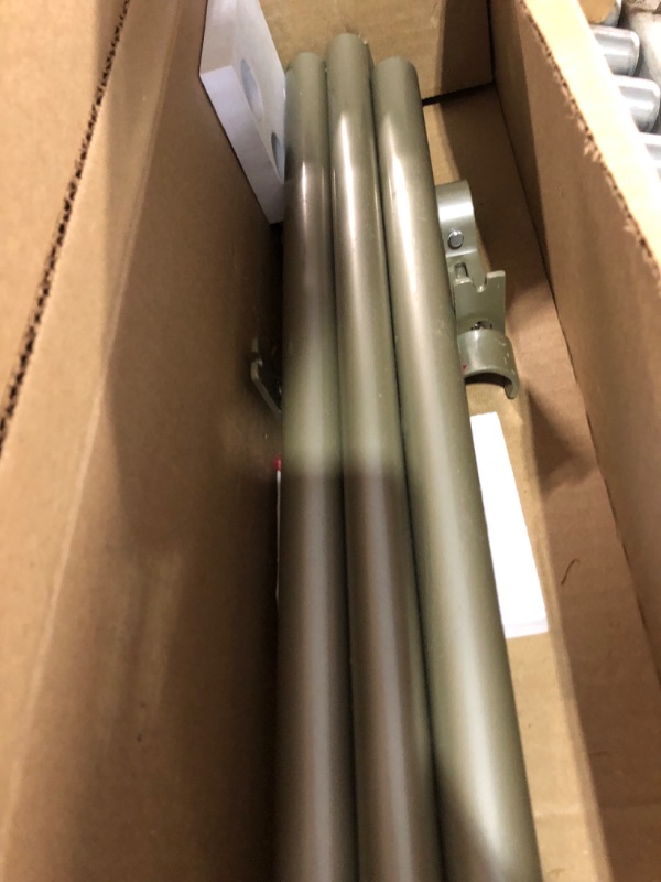 Photo 3 of **SEE PICS!!** KAMANINA 1 Inch Double Curtain Rods 72 to 144 Inches 