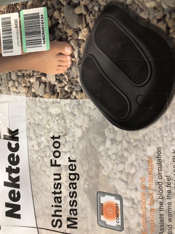 Photo 3 of Nekteck Foot Massager with Heat Black SEEMS NEW