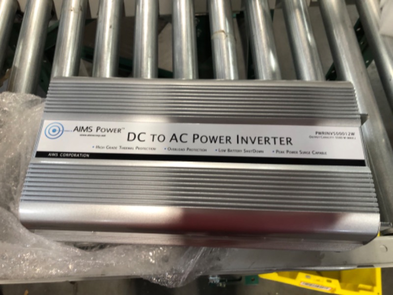 Photo 2 of AIMS 5000 Watt 12 Volt DC Power Inverter