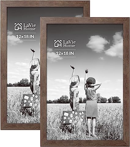 Photo 1 of *MINOR DAMAGE TO ONE FRAME*LaVie Home 13x19 Picture Frames 2 Packs BROWN