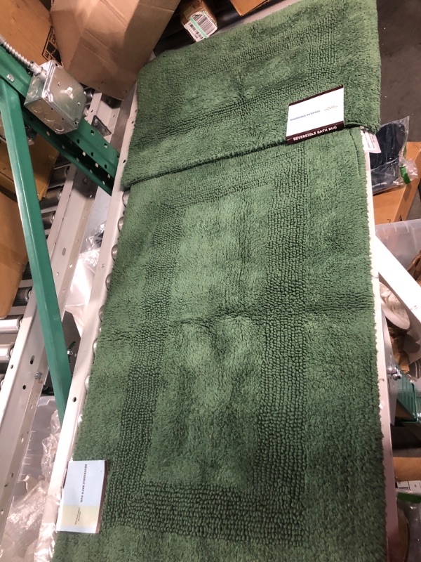 Photo 1 of *NEW WITH TAGS* Cotton Bath Mat Set- 2 Piece (Green),35"x22"x0.5"