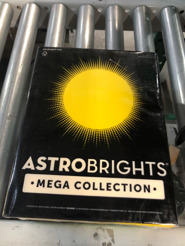 Photo 3 of Astrobrights Mega Collection, Colored Paper,"Classic" 5-Color Assortment, 625 Sheets, 24 lb/89 gsm, 8.5" x 11"