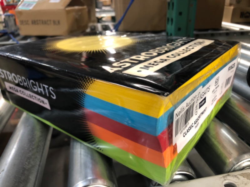 Photo 1 of Astrobrights Mega Collection, Colored Paper,"Classic" 5-Color Assortment, 625 Sheets, 24 lb/89 gsm, 8.5" x 11"