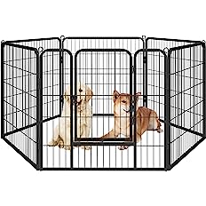 Photo 1 of * USED * 
 Heavy Duty Extra Wide Dog Playpen, 6 Panels Pet Fence for Medium/Small animals Foldable