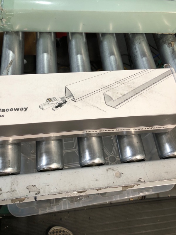 Photo 1 of Electriduct Small Corner Duct Cable Raceway (1075 Series) - 5 Feet - White