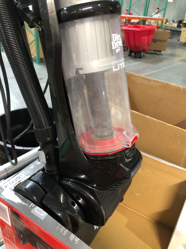 Photo 3 of * USED * 
Dirt Devil Endura Lite Bagless Vacuum Cleaner, Small Upright for Carpet and Hard Floor, Lightweight, UD20121PC, Red