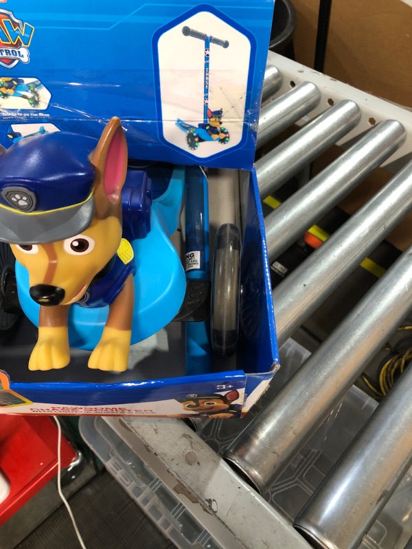 Photo 3 of * USED * 
Paw Patrol Toys - Scooter for Kids Ages 3-5, Self Balancing Kids Toys with Light Up Wheels & Extra Wide Deck, Choose from Your Favorite Character Chase