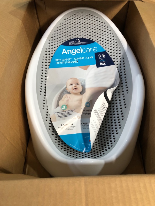 Photo 2 of Angelcare Baby Bath Support (Grey) | Ideal for Babies Less than 6 Months Old