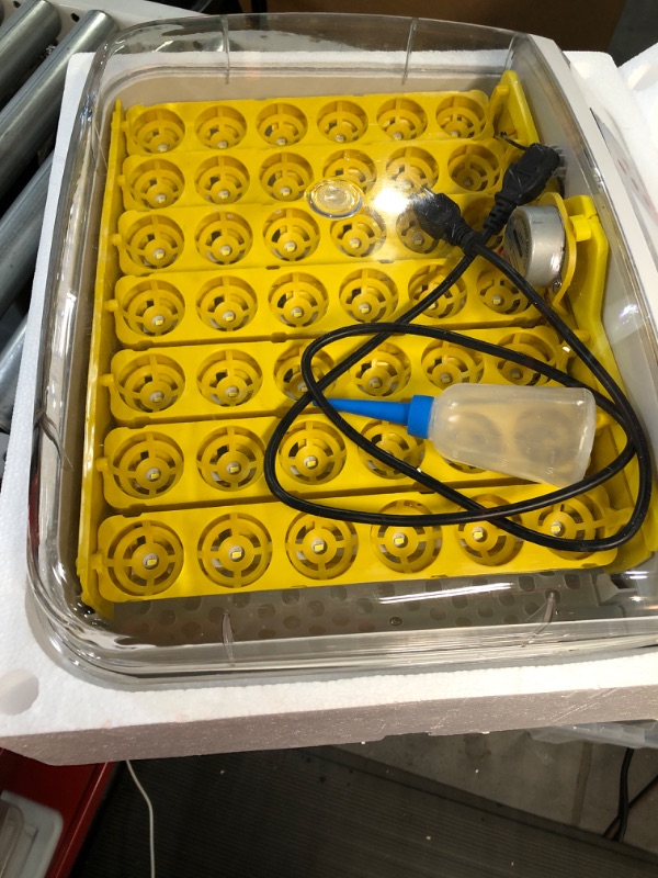 Photo 2 of ***PARTS ONLY NOT FUNCTIONAL***Dtadvlo 42 Egg Incubators for Hatching Eggs, Fahrenheit Temperature Control and Humidity, LED Light, Fully Automatic Turning,Egg Hatching Incubator for Chickens, Ducks, Rudin, Quails Eggs 42EGG